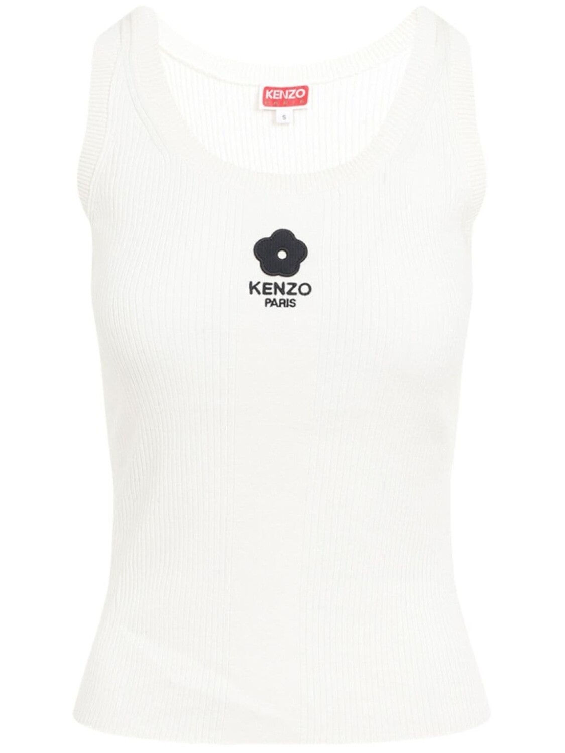 

Kenzo майка с вышивкой Boke Flower 2.0, белый