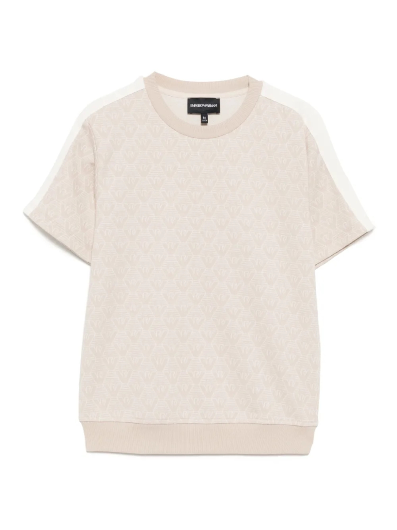 

Футболка с монограммой Emporio Armani Kids, нейтральный