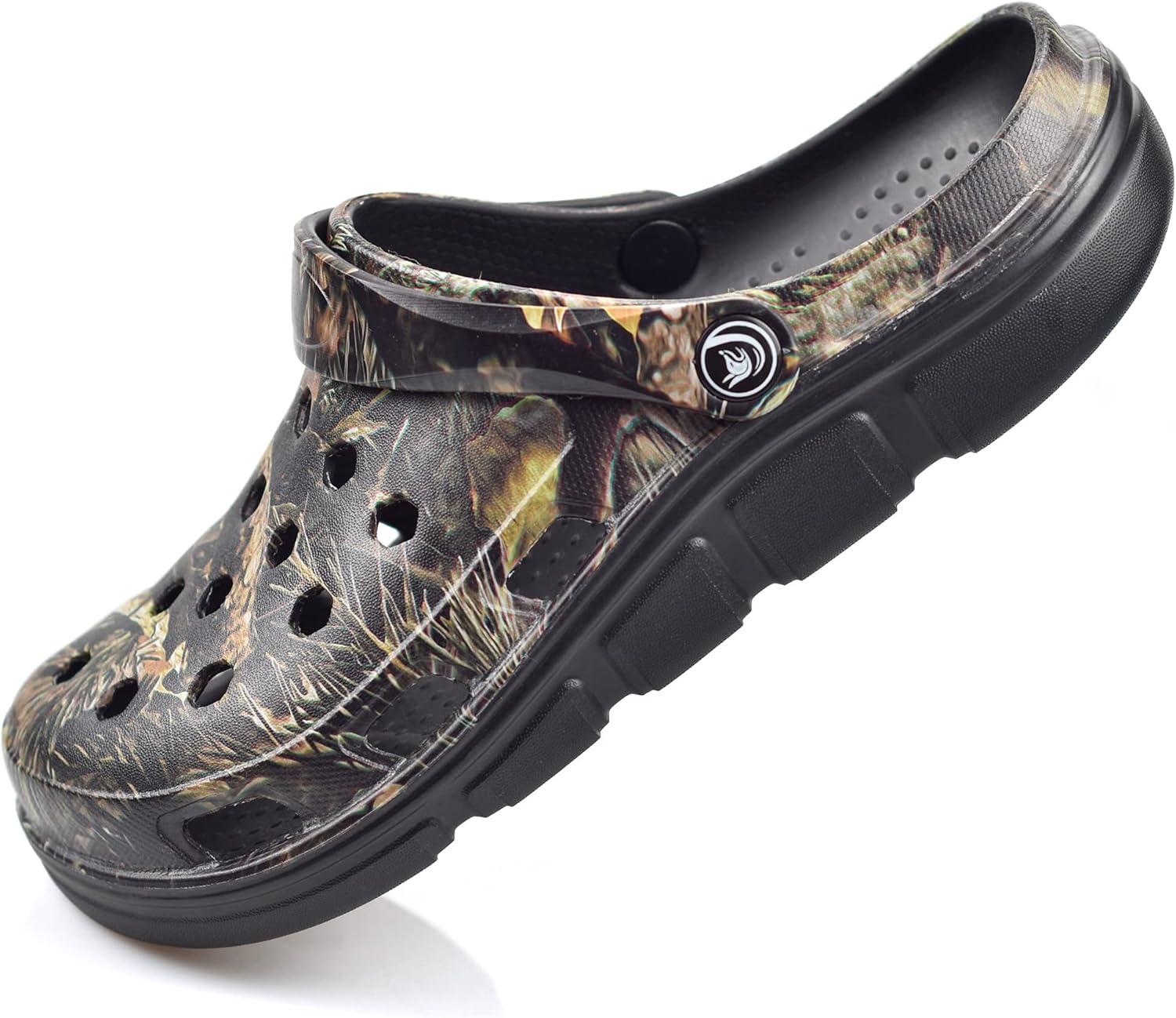 

Сабо PIMIO для женщин и мужчин, туфли на подкладке с поддержкой свода стопы, женские и мужские быстросохнущие водные обувь, повседневные сандалии, удобные домашние тапочки, Realtree Camo