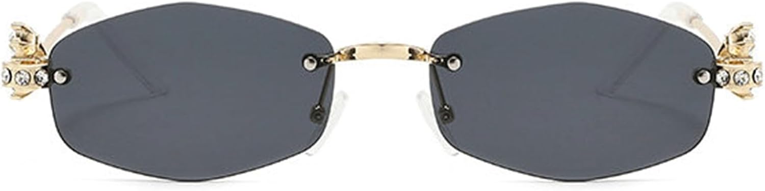 

Солнцезащитные очки Willochra Bling с неровными линзами и стразами, модные женские многоугольные солнцезащитные очки, сверкающие очки для вечеринок, защита от ультрафиолета UV400, C1