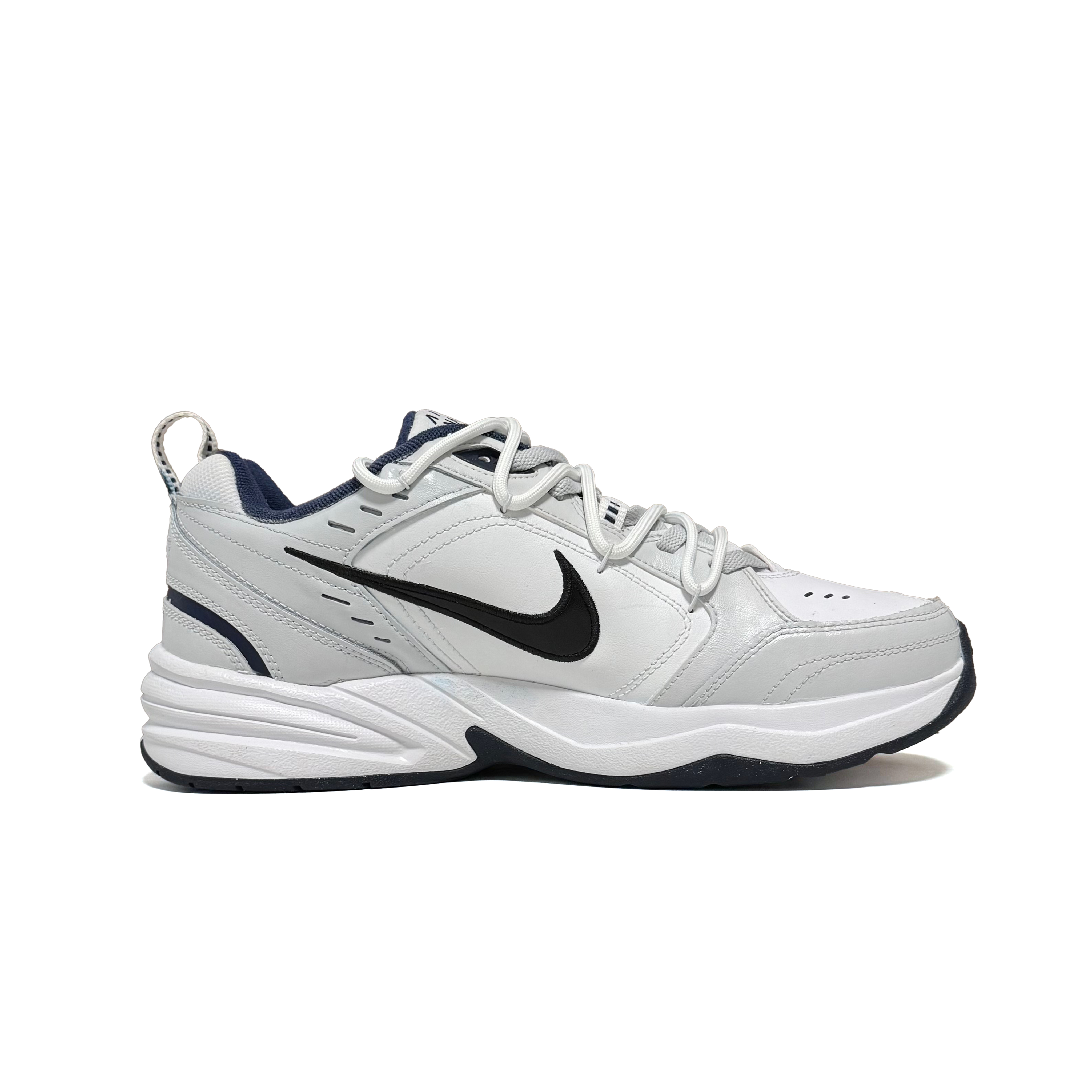 Кроссовки Air Monarch 4 Leading The Way 20 Slip Resistant, Abrasion Resistant, Height Increasing Low top Chunky Nike, серый красный — фото 3