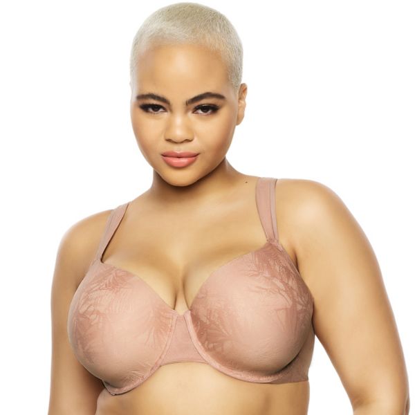 

Бюстгальтер больших размеров Jessamine Contour Side Smooth 135083 Paramour By Felina, цвет rose tan