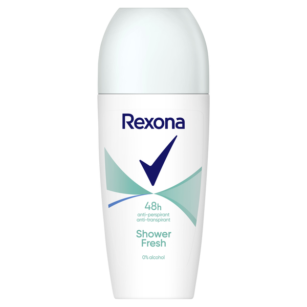 

Шариковый антиперспирант для женщин, 50 мл Rexona Shower clean