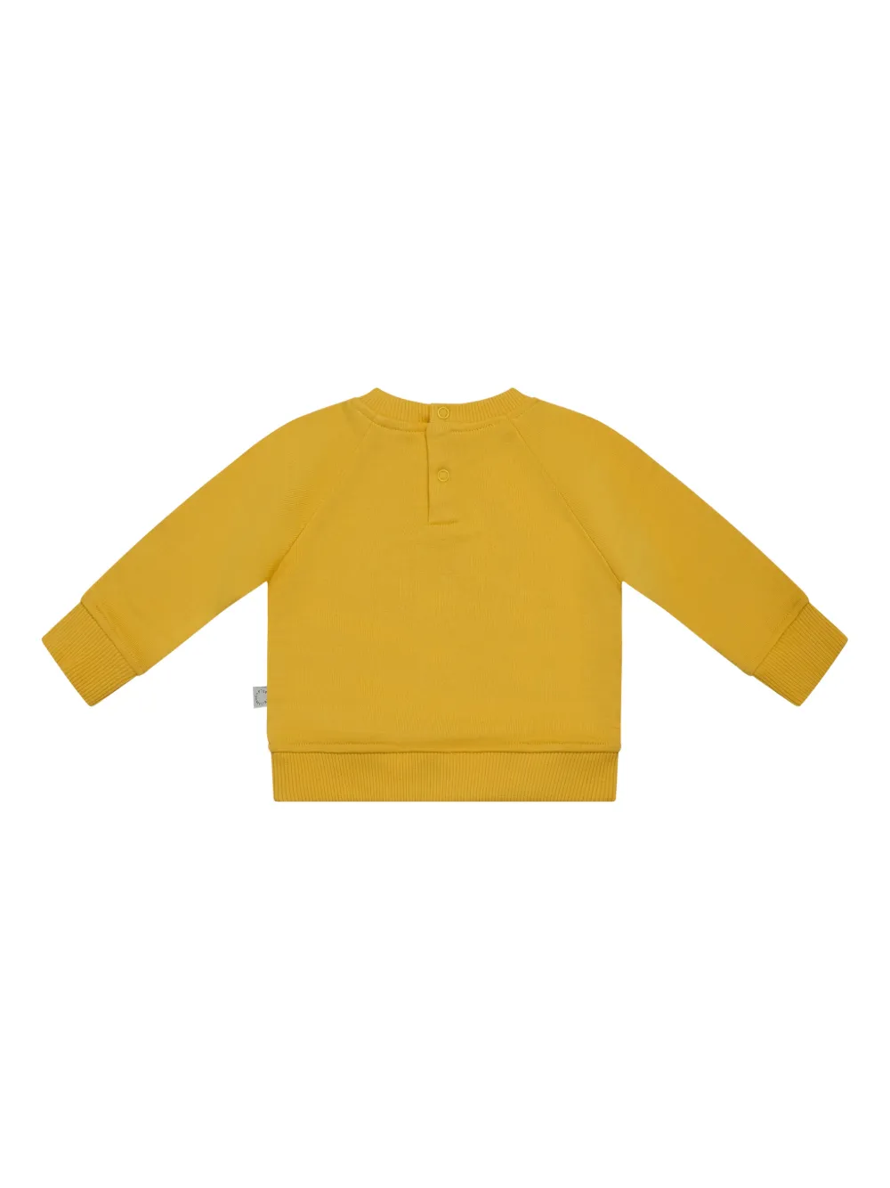 Свитер с музыкальными нотами Stella Mccartney Kids, желтый — фото 2