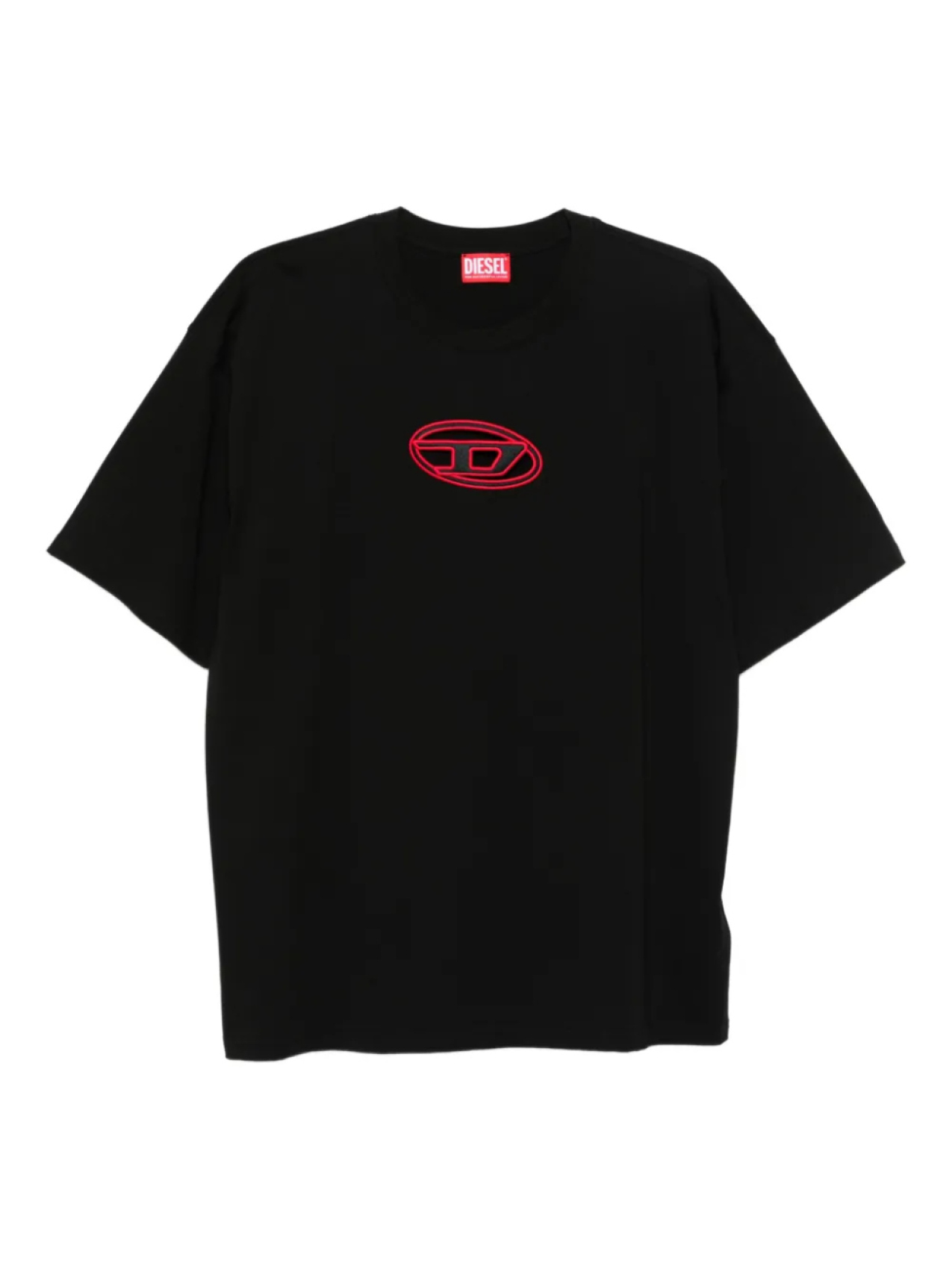 

Хлопковая футболка Diesel T-Boxt-Od Oval-D, черный