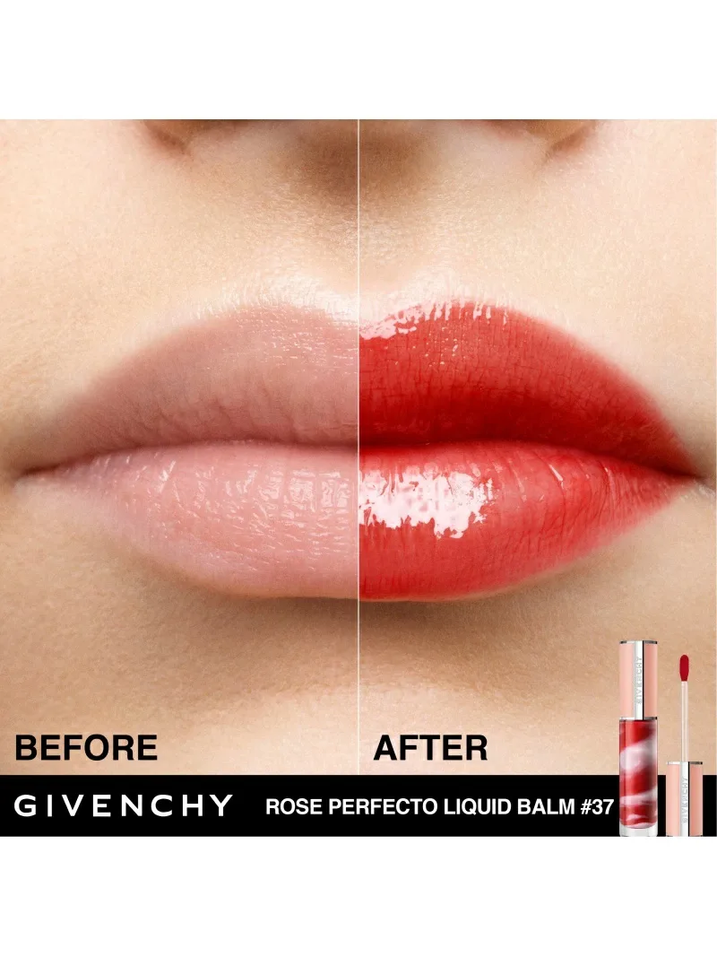 Блеск для губ Жидкий аромат Rose Perfect Givenchy Beauty, Rouge Grenat — фото 3