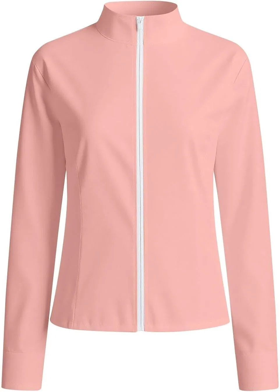 Женская куртка UPF 50+ с длинным рукавом, на молнии, 2a-pink — фото 4
