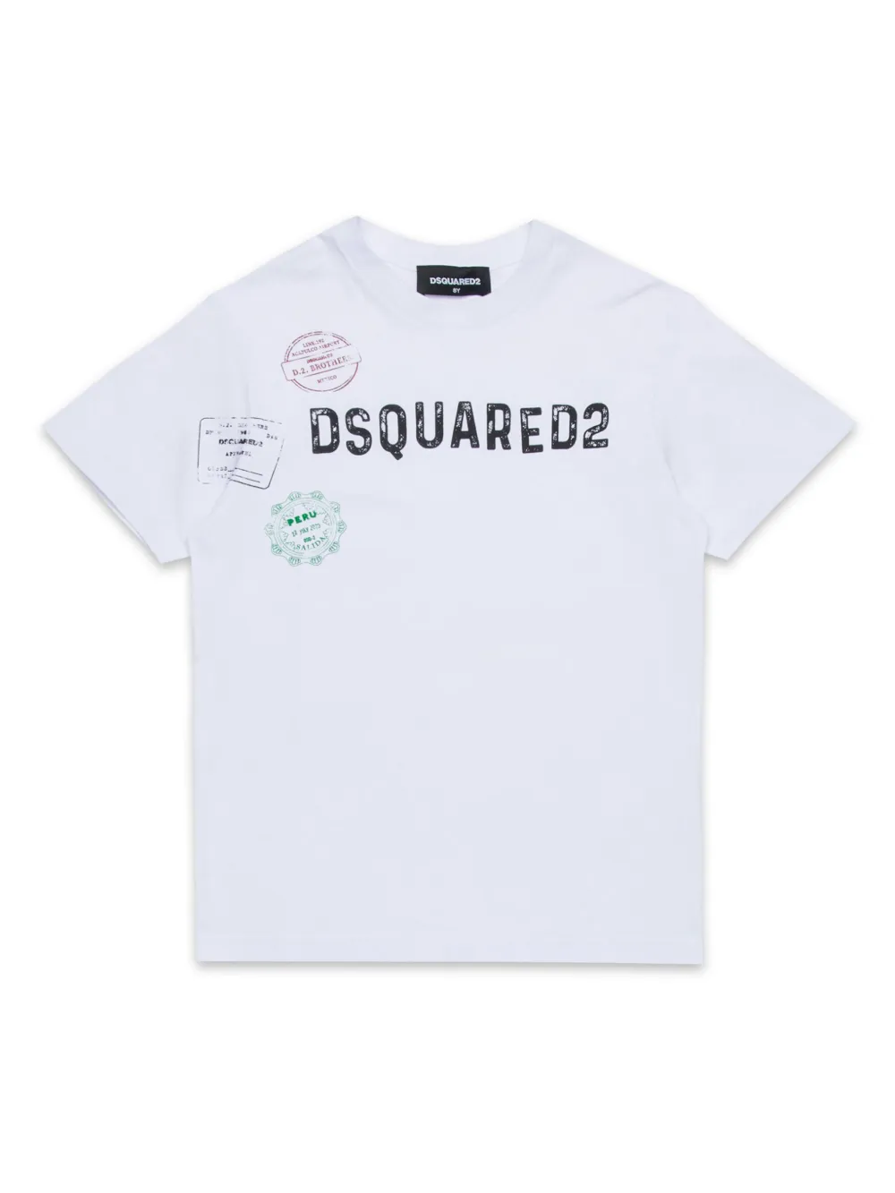 

Футболка с логотипом DSQUARED2 KIDS, белый