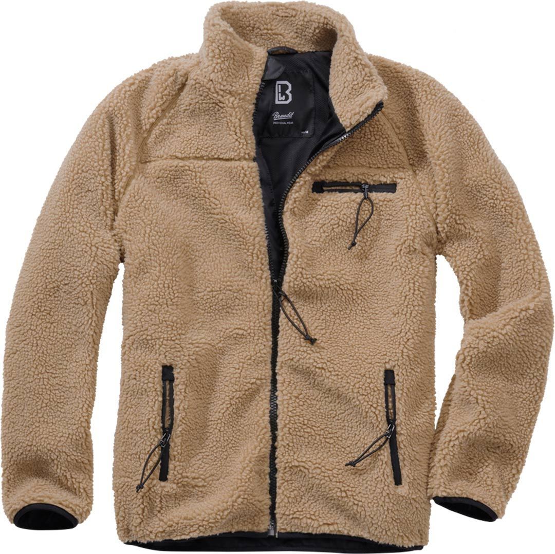 

Куртка Brandit Teddyfleece Jacket, бежевый