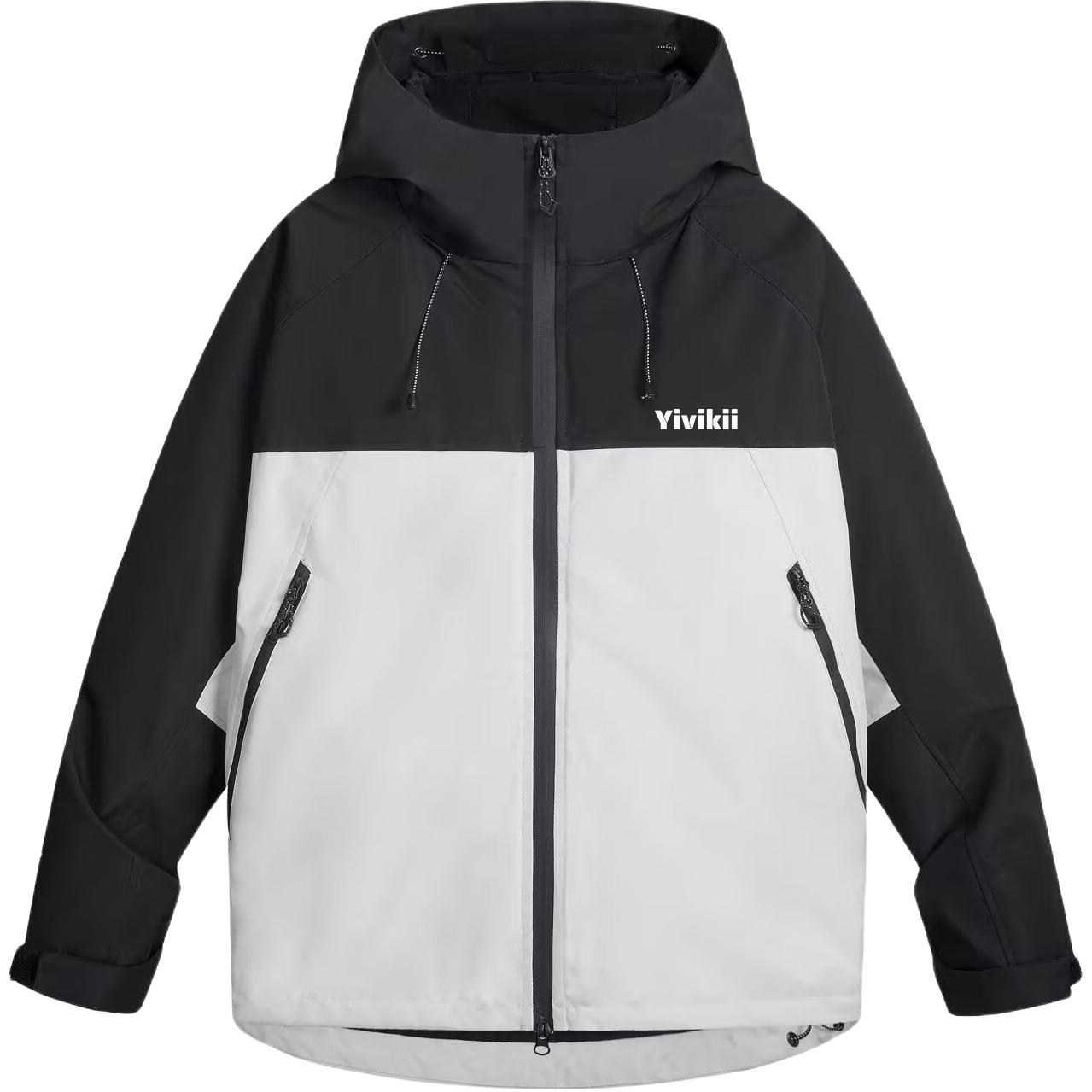 

YIVIKII Куртка Unisex, Black Gray
