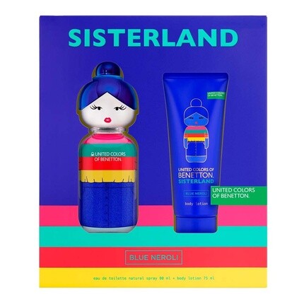 

Набор Sisterland Blue Neroli Edt 80 мл + лосьон для тела 75 мл, Cenyo