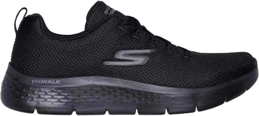 Кроссовки Skechers Go Walk Flex - Quota для мужчин, Black Textile
