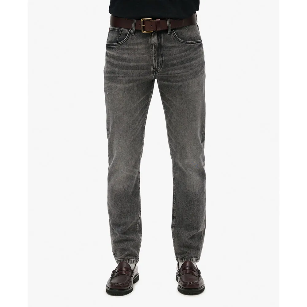 

Джинсы Superdry Vintage Slim Straight Fit, серый