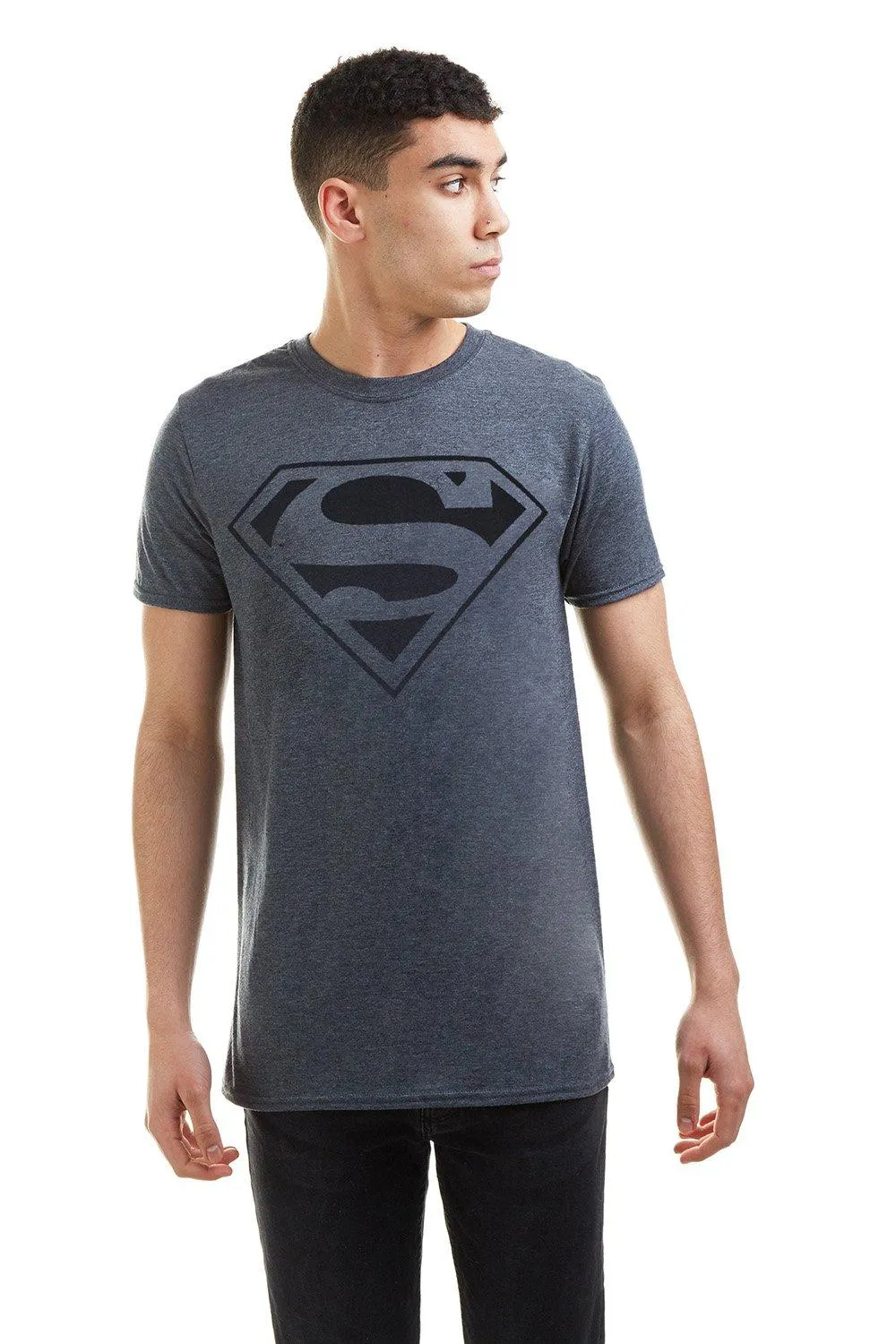 

Хлопковая футболка Mono Superman DC Comics, серый