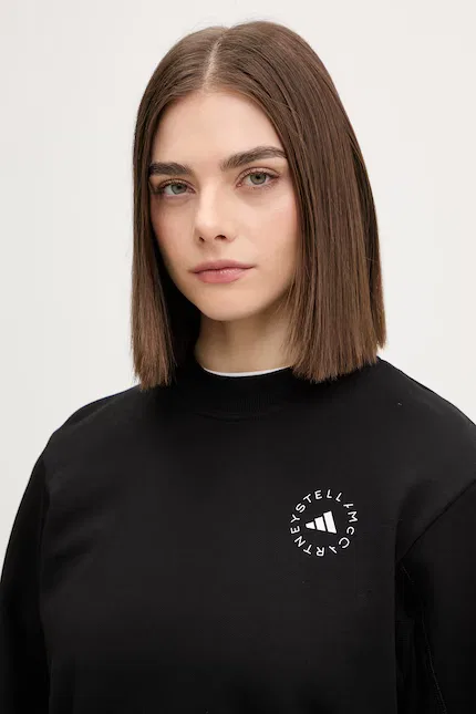 Худи женское Adidas by Stella McCartney, черный — фото 4