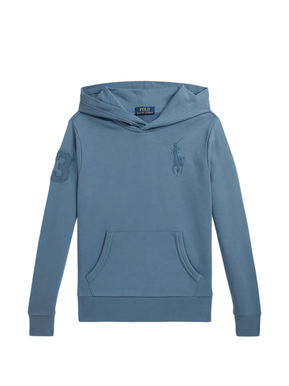 

Худи с нашивкой Polo Ralph Lauren Kids, синий