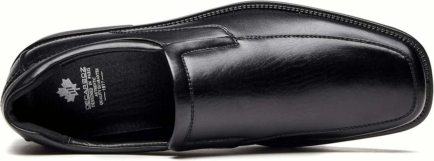 Мужские классические туфли-оксфорды DECARSDZ, Black — фото 3