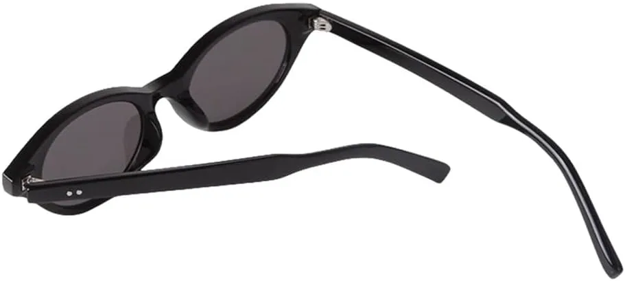 

Солнцезащитные очки LVTFCO Trend в черепаховой оправе «кошачий глаз» для женщин и мужчин, с заклепками, в узкой оправе, с защитой от УФ-излучения UV400, C7