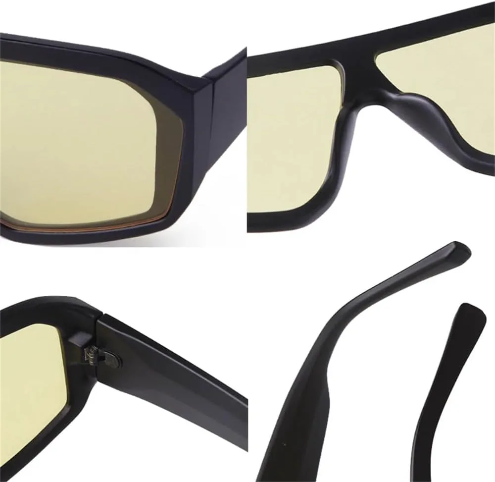 

Большие солнцезащитные очки с зеркальными линзами для мужчин, очки с плоской верхней частью, прямоугольные солнцезащитные очки для женщин, очки UV400 generic, C7