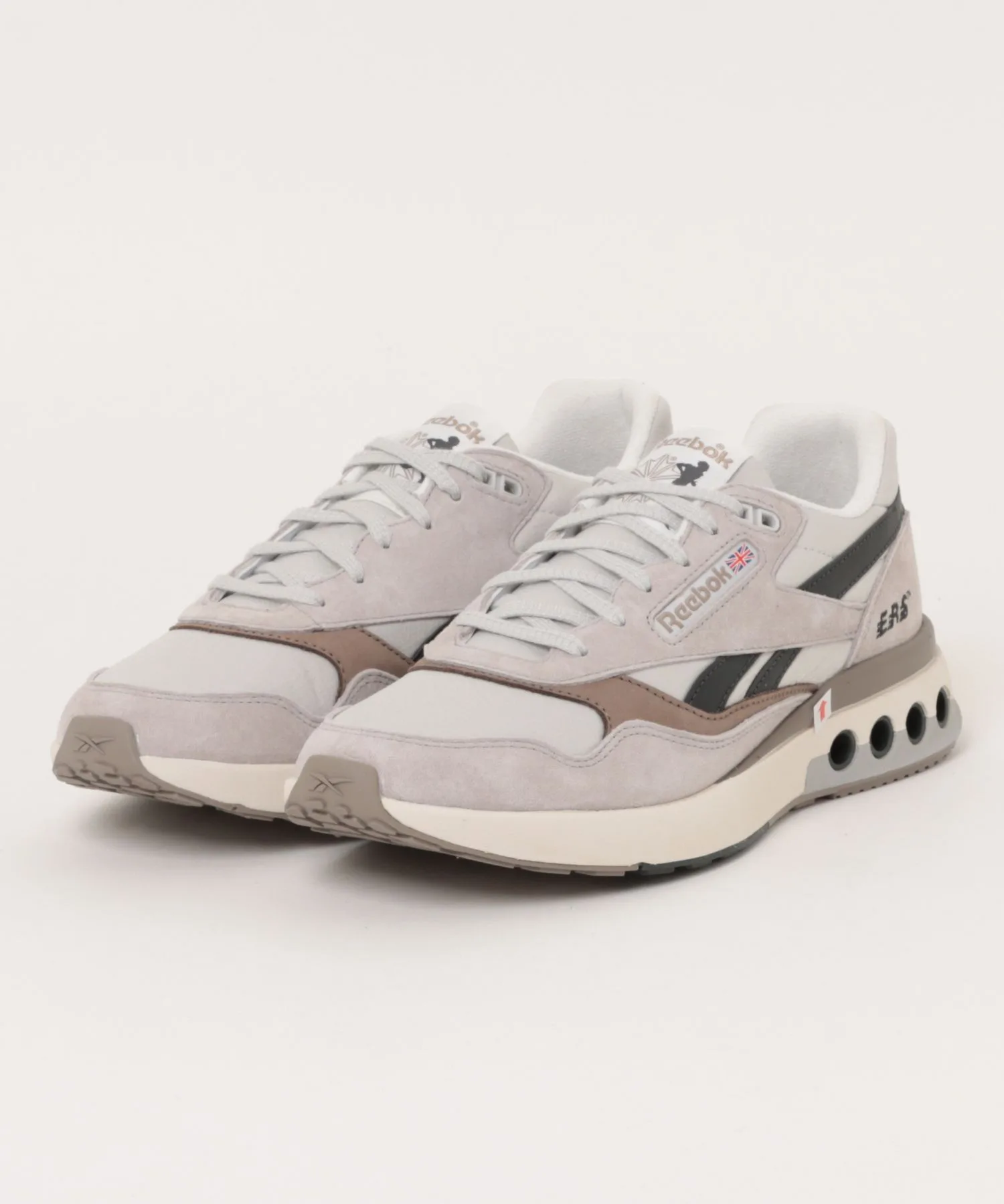 Унисекс кроссовки из натуральной кожи ERS WORLD Reebok бежевые