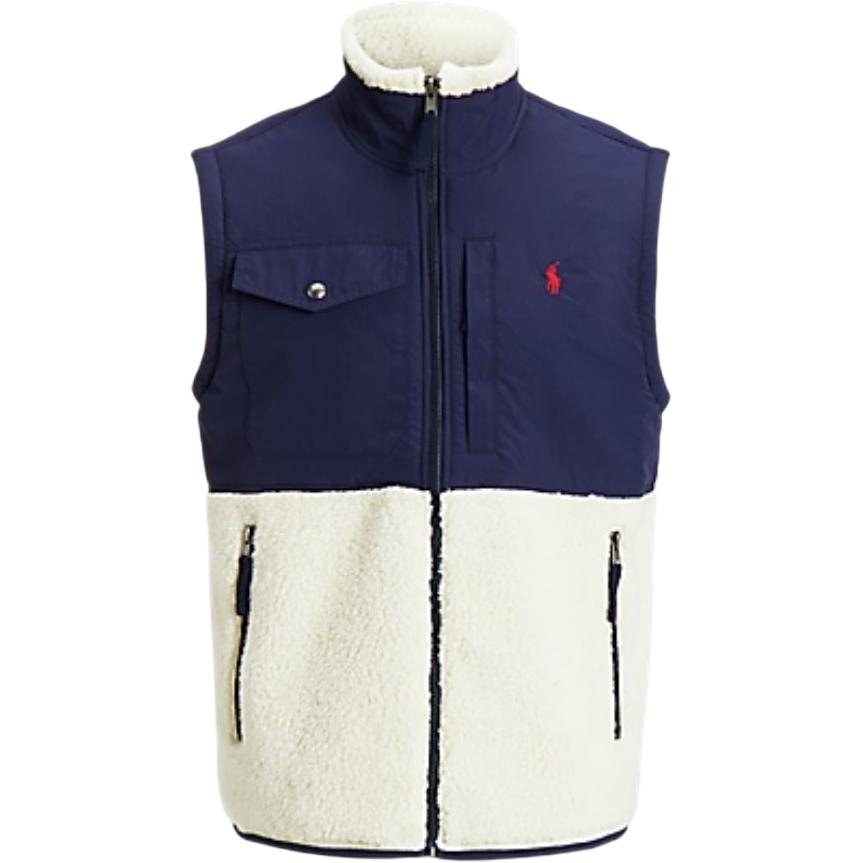 

Polo Ralph Lauren Вышитый логотипом флисовый жилет, Blue