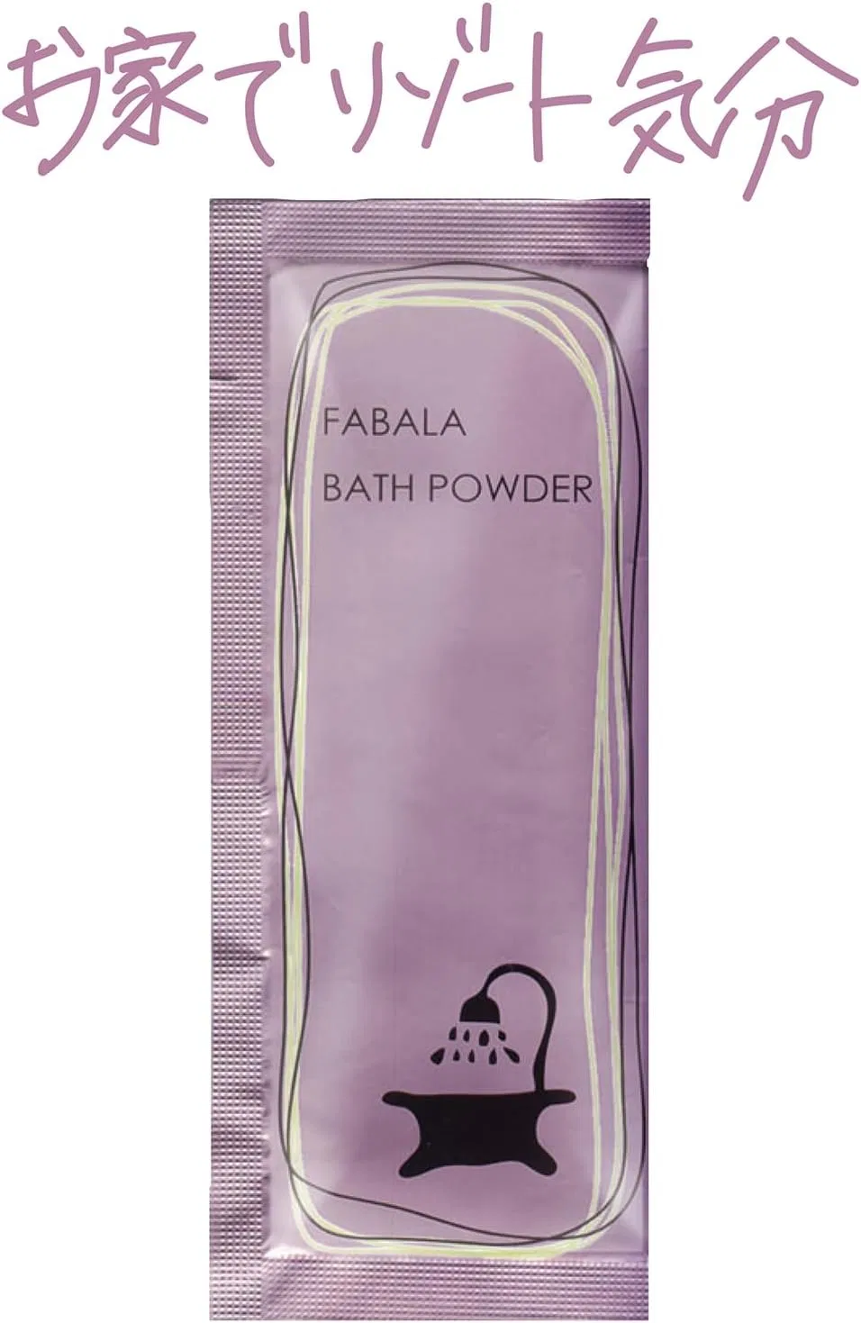Пудра для ванн FABALA BATH POWDER, 10 пакетиков, аромат аквамарина Fabara — фото 2