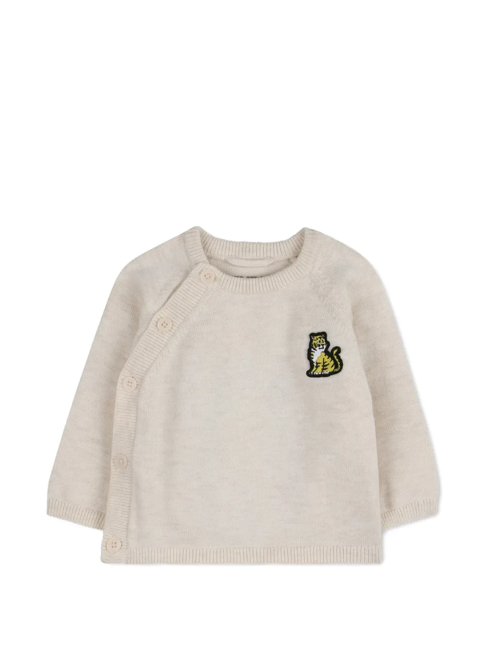 Комплект из пяти предметов с логотипом Kenzo Kids, бежевый — фото 3