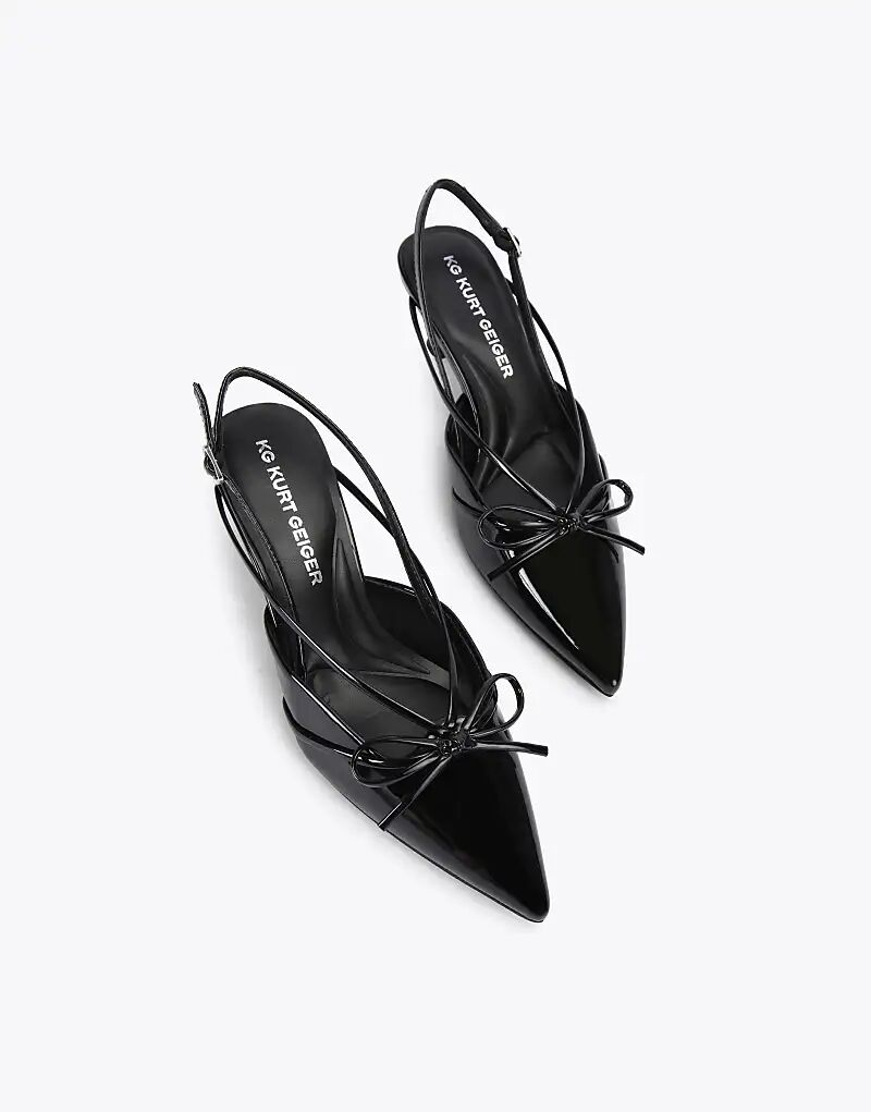 Туфли на каблуках KG Kurt Geiger Abbot черного цвета — фото 2