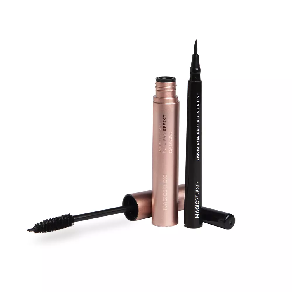 

Тушь для ресниц Shaky liquid eyeliner &volume mascara lote Magic Studio, 2 шт.