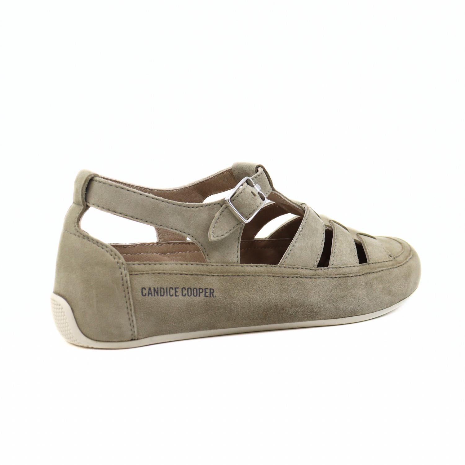 Women's Rock T-Bar Velvet Suede Sandals In Slate Candice Cooper, Slate — фото 3