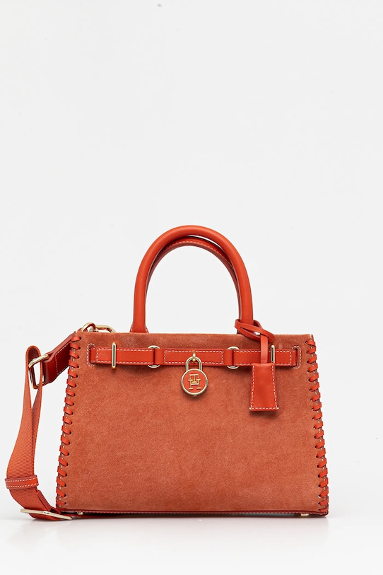 

Замшевая сумка Tommy Hilfiger, оранжевый
