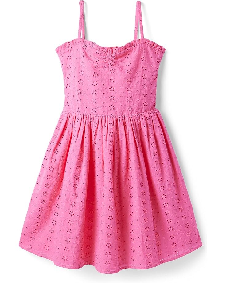 

Платье Janie and Jack Eyelet Dress, цвет Dark Pink