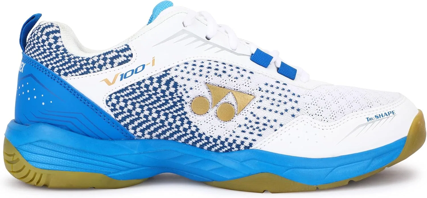 Кроссовки для бадминтона YONEX, цвет White Blue Ceramic Blue — фото 3