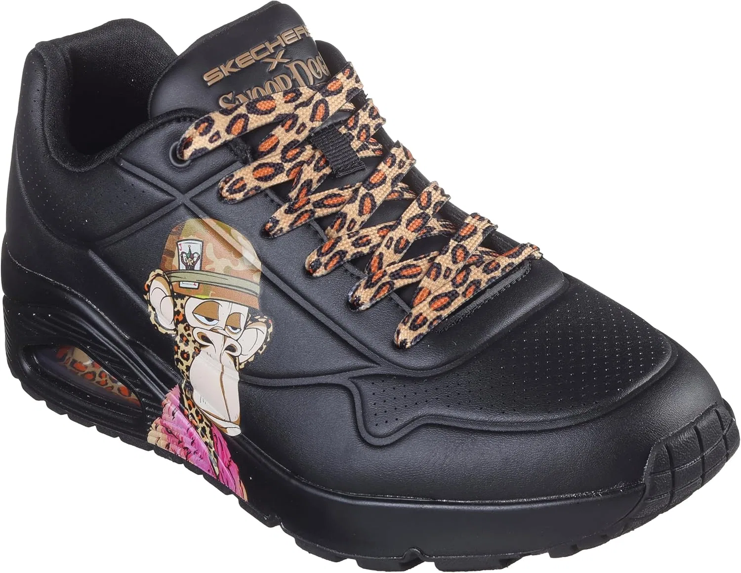 Мужские кроссовки Skechers Snoop Dogg: UNO - Dr. Bombay, Black — фото 4