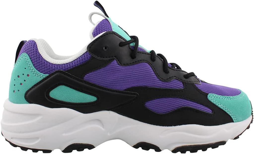Кроссовки Fila Boy's Ray Tracer, черный/фиолетовый/бирюзовый — фото 3