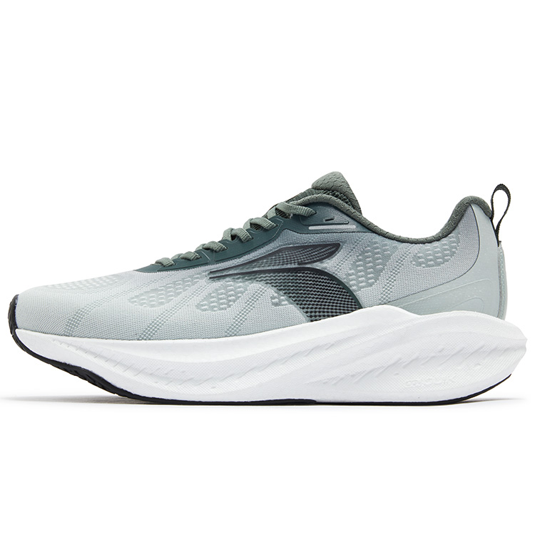 

361° Кроссовки для бега Blast Foam 4SE с амортизацией, износостойкие, дышащие, нескользящие, серо-зеленые, мужские