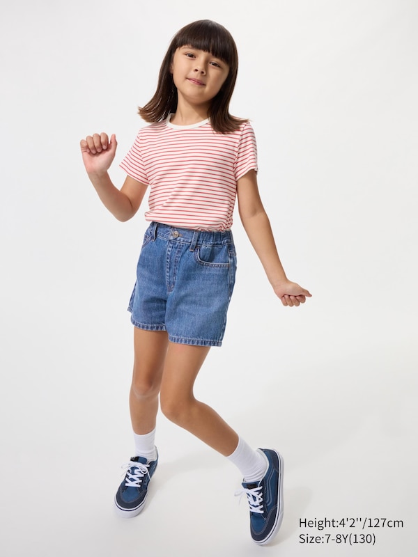 Джинсовые шорты Uniqlo, 65 blue