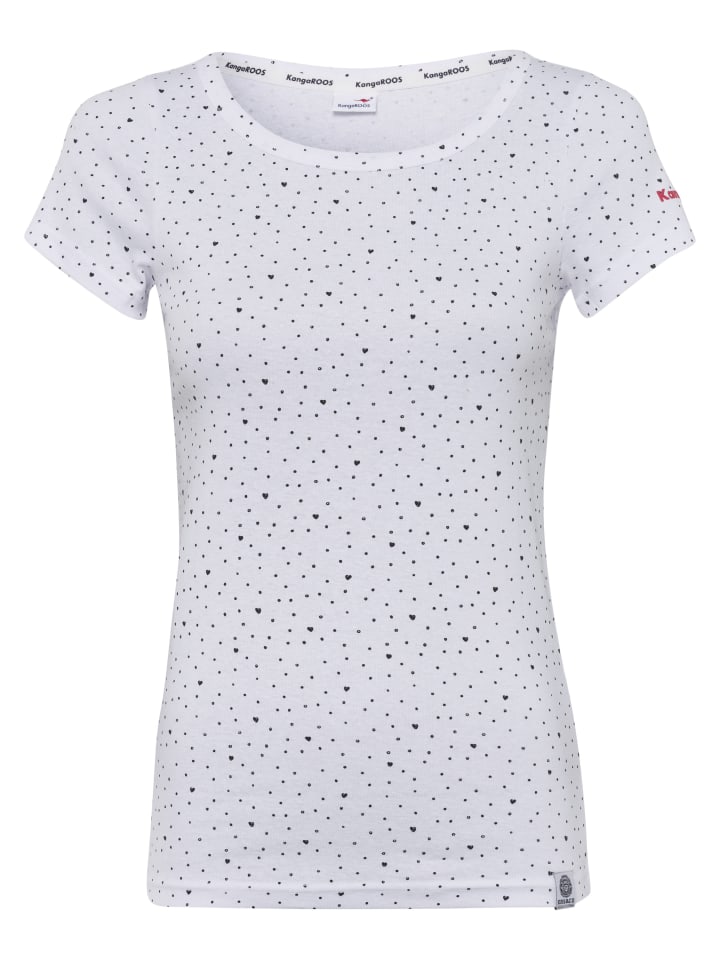 

Футболка белого цвета Kangaroos, Белый, Футболка белого цвета Kangaroos