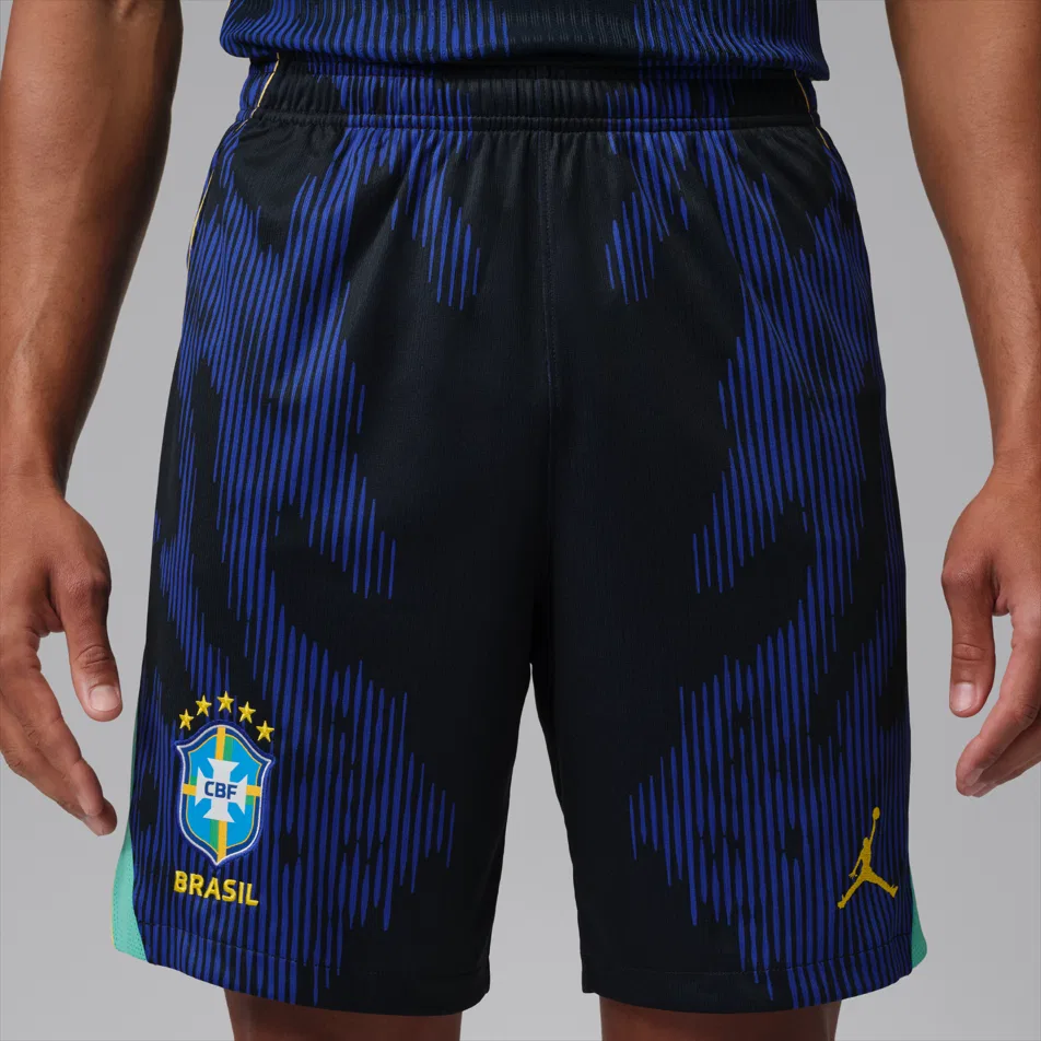 Шорты футбольные мужские Brazil 2026 Stadium Away Dri-FIT Jordan, Old Royal Blue/Black — фото 4