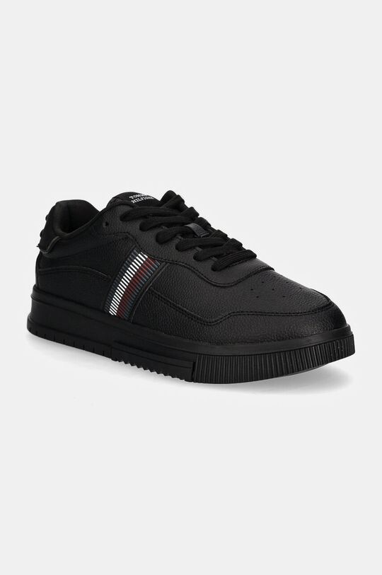 

Кроссовки SUPERCUP STRIPES TUMBLED LTH Tommy Hilfiger, черный