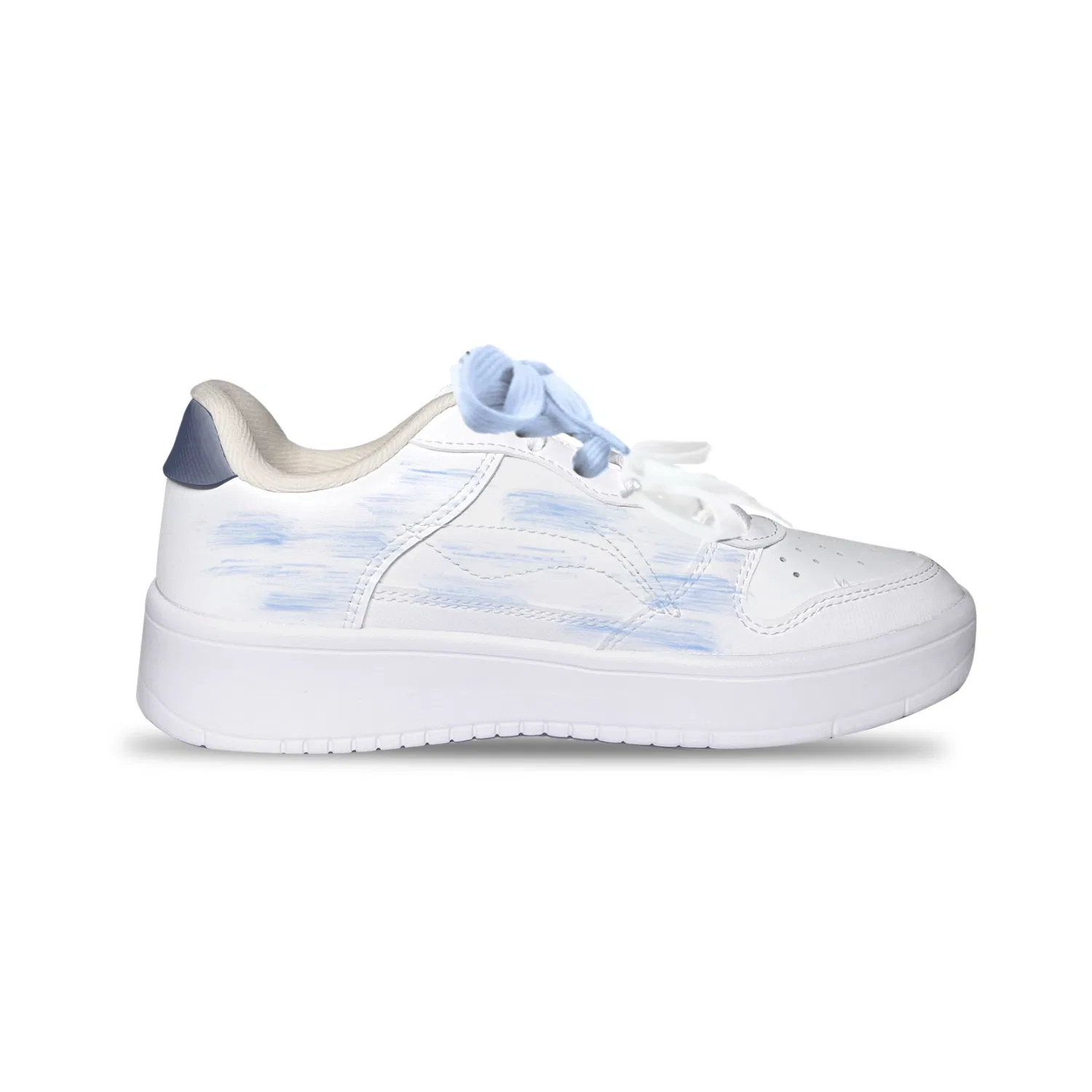 Кроссовки casual скейтбординг Li-Ning Blue White — фото 3