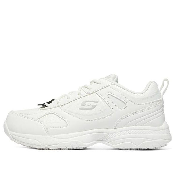 Кроссовки work relaxed fit dighton sr 'white' Skechers, белый
