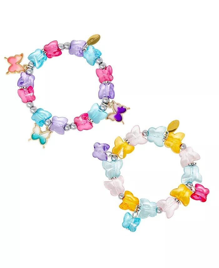 

Комплект модных браслетов для девочек с бабочками Tiny Treats + Zomi Gems
