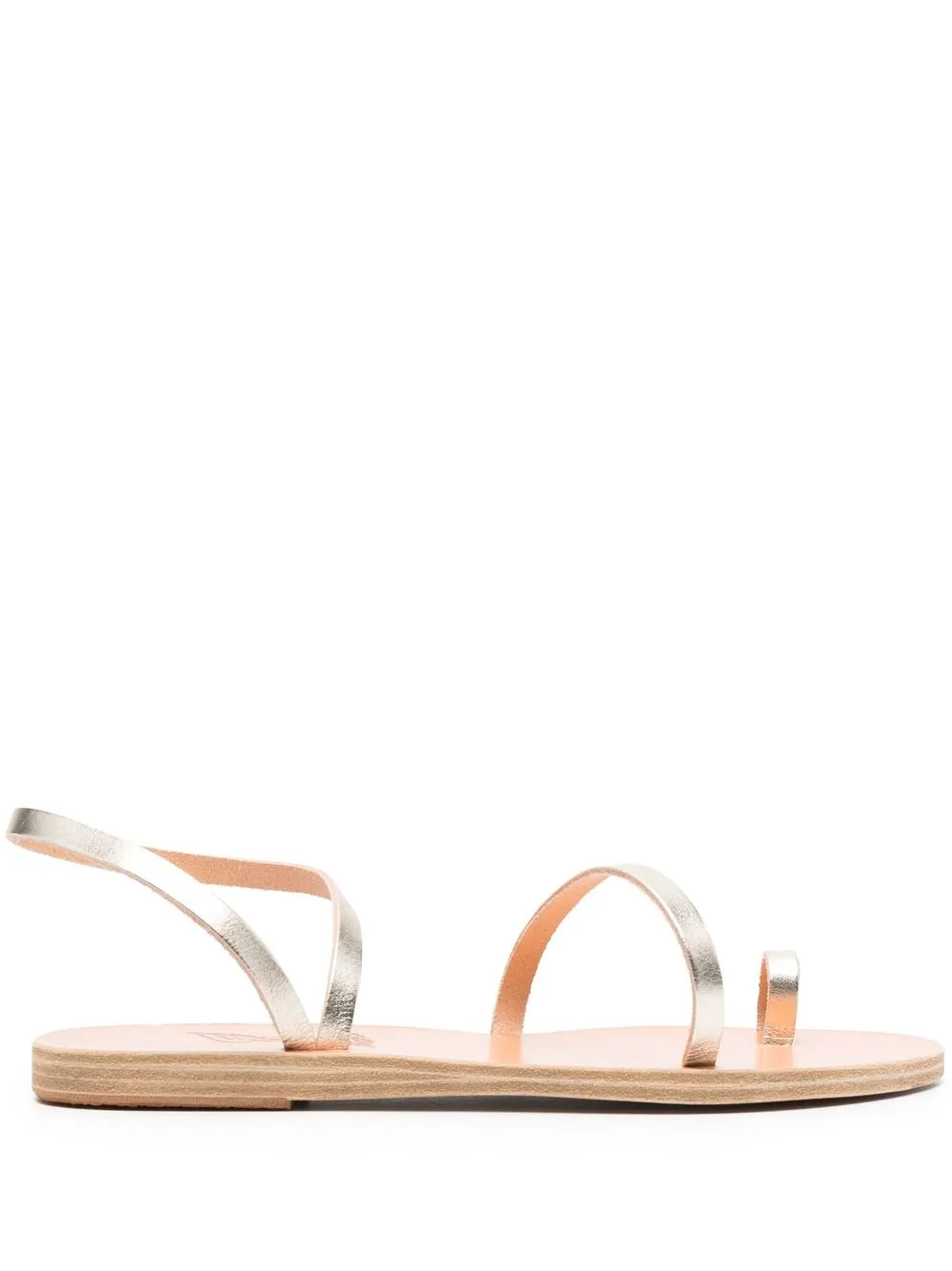 Сандалии Apli Eleftheria с эффектом металлик Ancient Greek Sandals, золотой