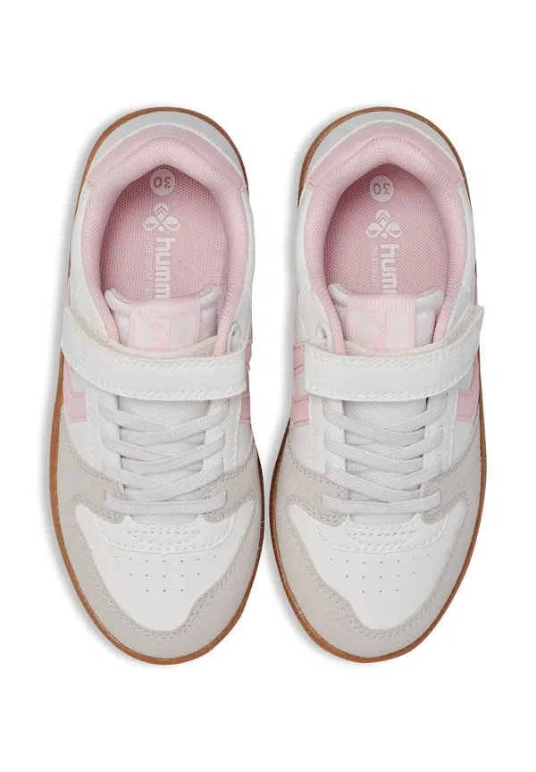 Тренеры Hummel, White/Soft Pink — фото 3