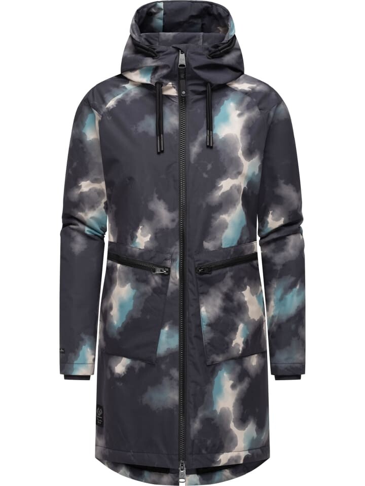 

Пуховик ragwear Holstic Print, черный