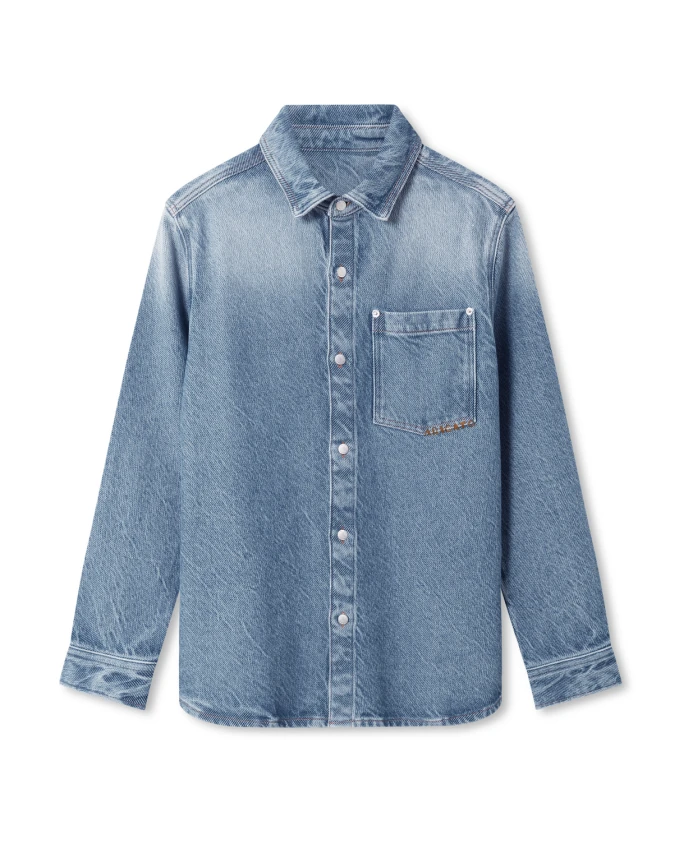 

Джинсовая рубашка West Axel Arigato, синий