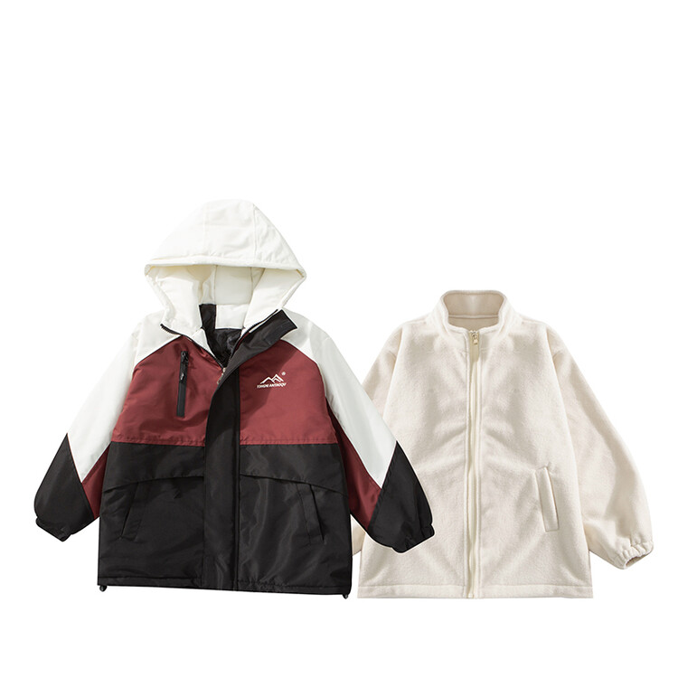 Детская одежда для улицы PROTECTCAMEL, темно-красный coat (comes with lined liner) — фото 3