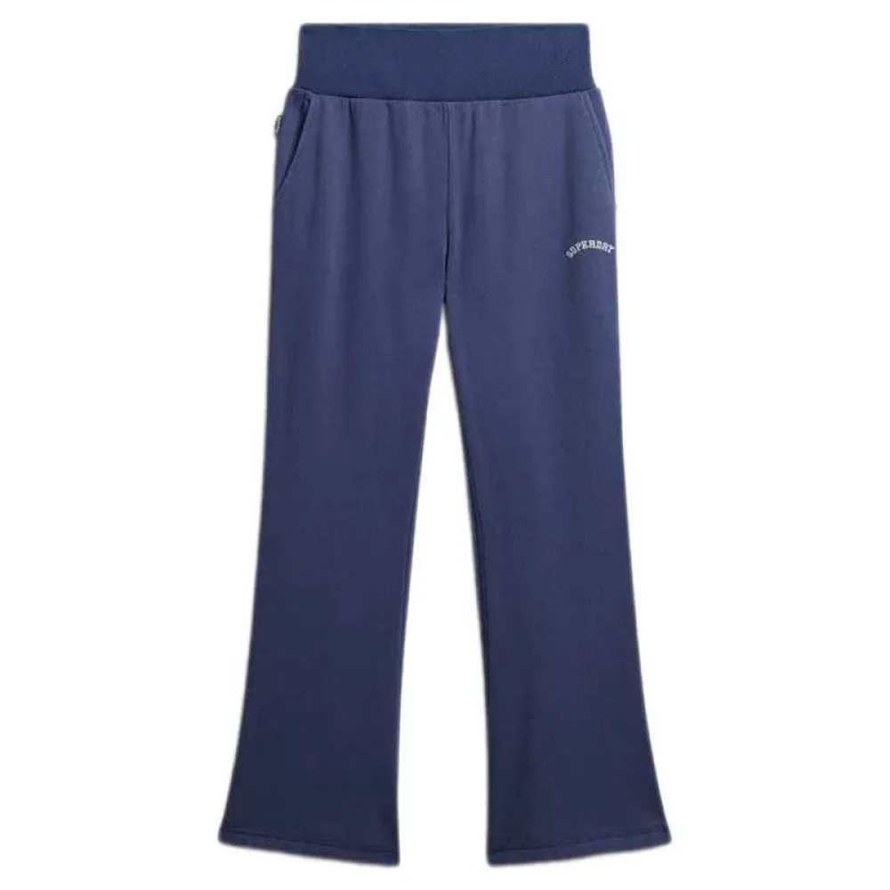 

Джоггеры Superdry Essential Logo Flare Fit, синий