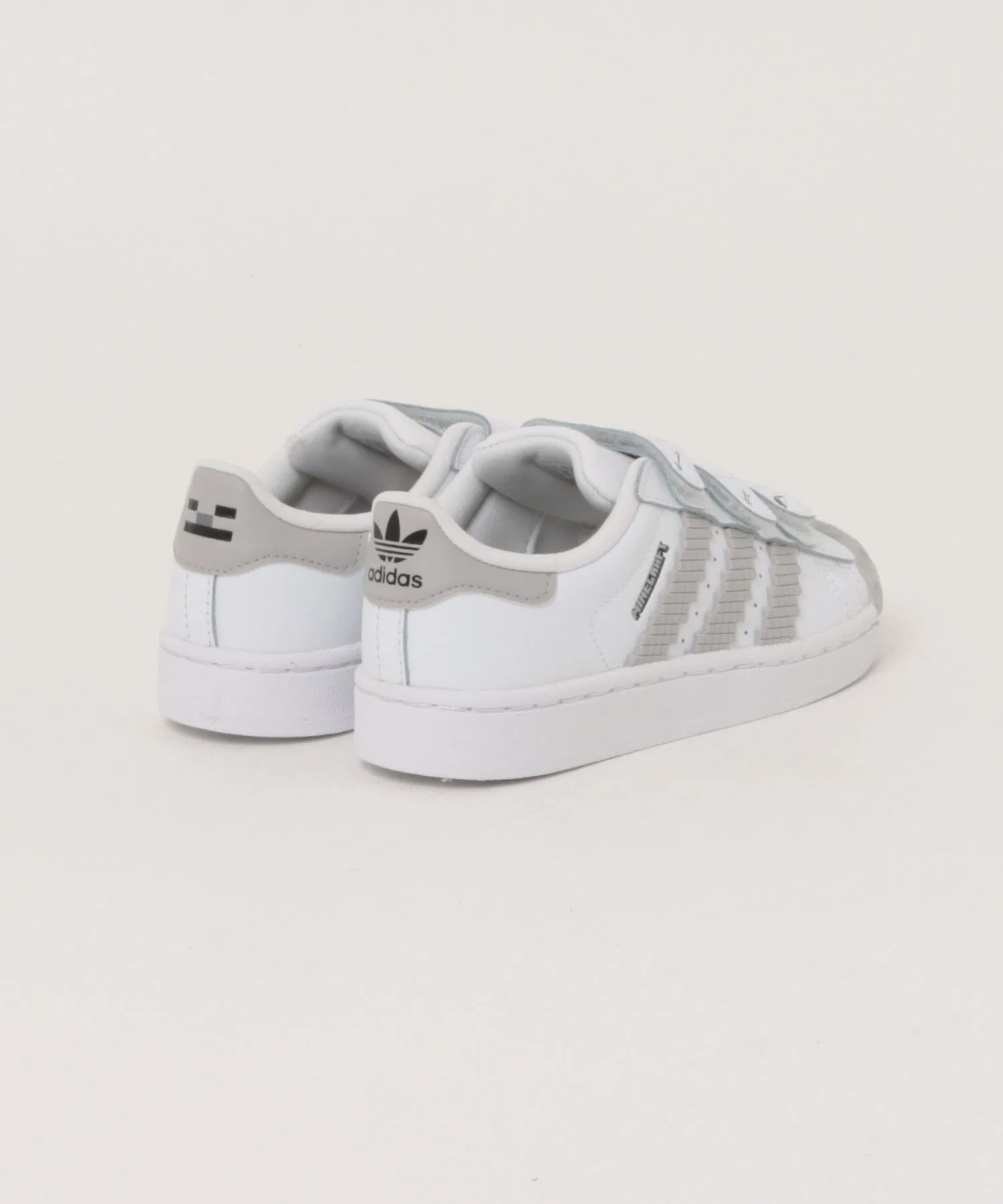 Детские кроссовки Adidas Superstar II CF из натуральной кожи белые — фото 2